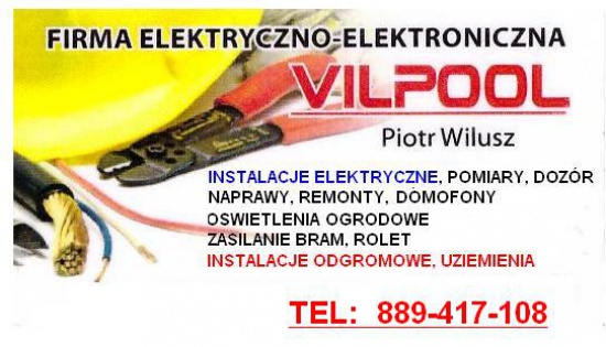 ELEKTROINSTALACJE podkarpacie bieszcz MONTAŻ,ODGROMOWKI 889417108